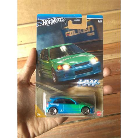 HOT WHEELS HONDA 風火輪本田思域 Ek9 Falken 蝦皮購物