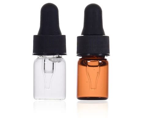 2 Ml 5 8 Dram Glass Vials With Dropper True Essence