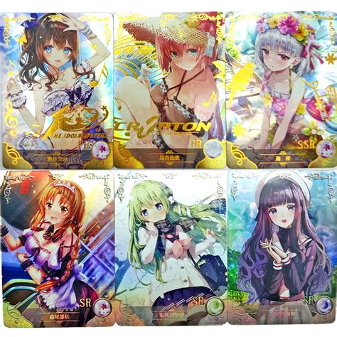 Anime Goddess Story Series Card Game Swimsuit Rare Flash Card Hot Stamping Anime Character