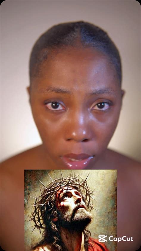 Olofin Dee | She recreated the face of Jesus on herself with makeup