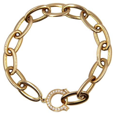 Cartier Gold Link Bracelet At 1stdibs