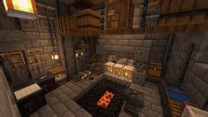 Minecraft Furnace Room Ideas Minecraft Minecraft Architecture