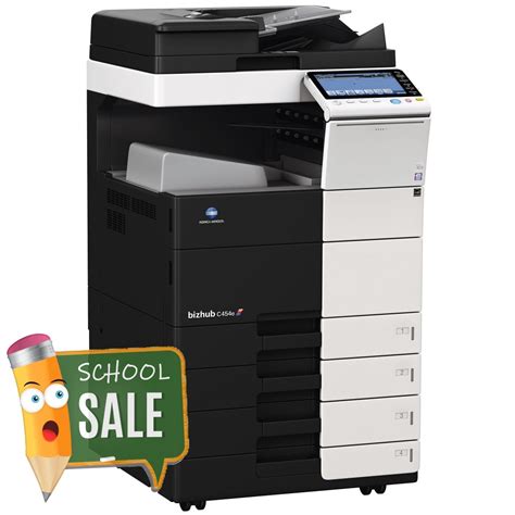 Konica Minolta Bizhub C454e Colour Copier Printer Rental Price Offer