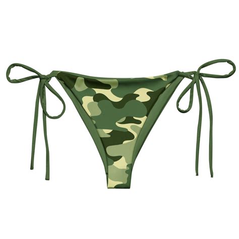 Camo Bikini Bottom In Army Heavy Metal Bikini Rock And Roll Bikini Heavy Metal Fashion Womens