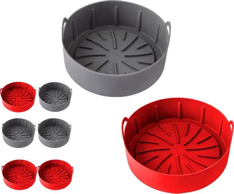 Kit Assadeira De Silicone Forma Para Fritadeira Airfryer Cm