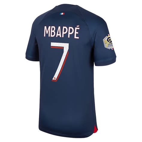 Nike Paris Saint-Germain Kylian Mbappé Home Jersey w/ Ligue 1 Champion - Soccer Wearhouse