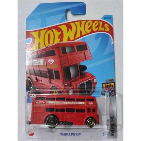 Hot Wheels Trouble Decker Case L M 2023 Shopee Malaysia
