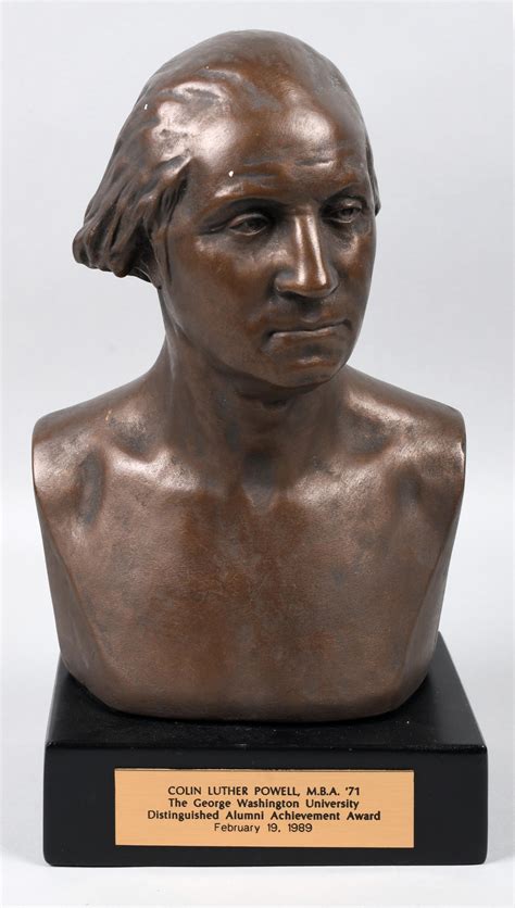 Lot - BUST OF GEORGE WASHINGTON, GEORGE WASHINGTON UNIVERSITY