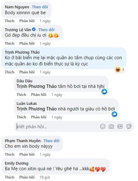 Diệp Lâm Anh diện bikini khoe dáng nuột nà bên hai con bị nói kỳ cục