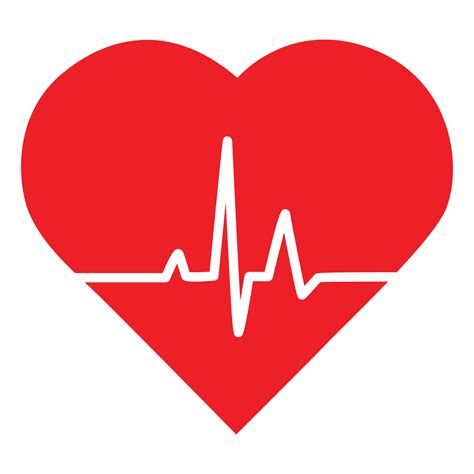 Heart Icon of human health Red heart icon 17721536 Vector Art at Vecteezy