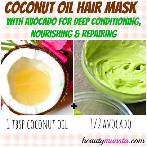 Top 5 Coconut Oil Hair Mask Recipes For Luscious Hair Beautymunsta