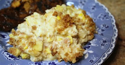 Deep South Dish Squash Casserole With Shrimp And Corn