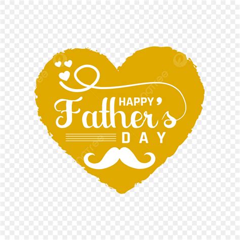 Happy Fathers Day Vector Hd Png Images Happy Father S Day Heart Heart