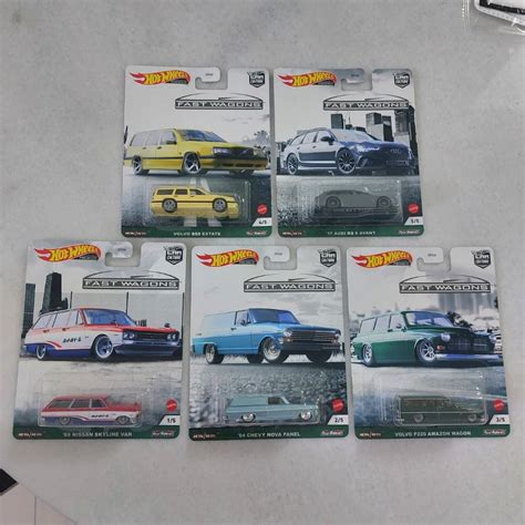 Hot Wheels Premium Car Culture Fast Wagons Complete Set Of 5 Cars NEW Shopee Malaysia