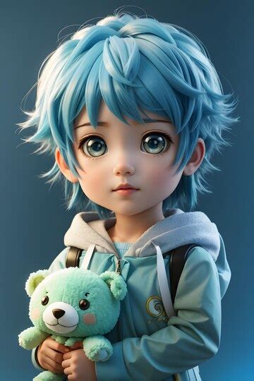 Premium Photo Cute Anime Baby Girl Baby Anime Girl Kids Anime