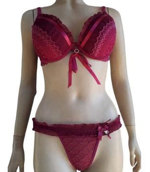 Conjunto Lingerie Sutiã Aro Inteiro E Calcinha Fio 284 DORNELAS Conjunto de Lingerie