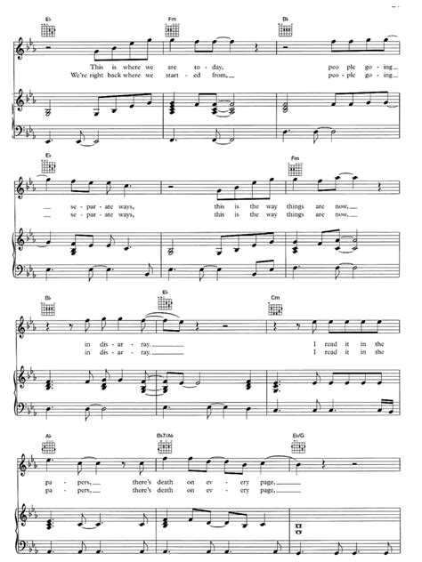 My Life Has Been Saved by Queen Sheet Music - Meta-chords