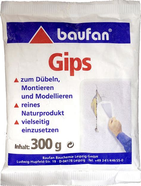 Baufan Modellgips F R Bau Und Hobby G