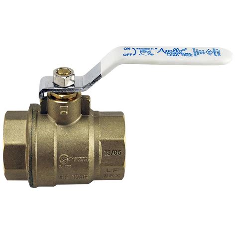 Apollo 1 1 4 In Lead Free Brass Fnpt X Fnpt Full Port Ball Valve