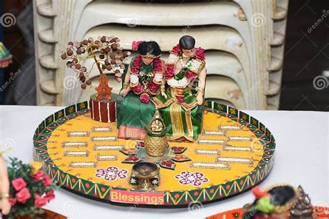 South Indian Wedding Rituals with Wedding Background Stock Photo ...