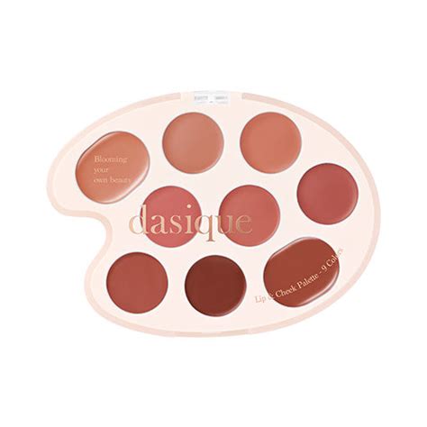 Mood Painting Lip And Cheek Palette 01 Warm Coloring Dasique