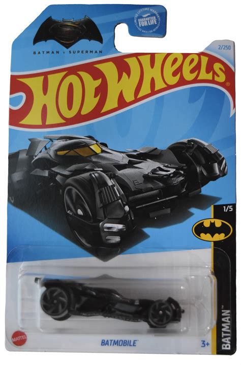 Amazon Hot Wheels Batmobile Batman 1 5 Black 2 250 Toys Games
