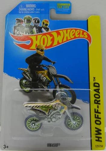 Hot Wheels Moto Hw F Motocicleta Cross Amarilla Mercadolibre