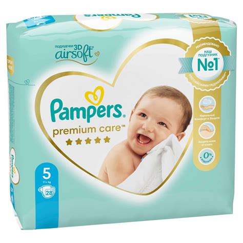 Подгузники Pampers Premium Care Junior 5 11+ кг 28шт купить по цене ...