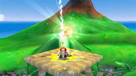 Super Mario Sunshine Village Pianta Soleil Secret Un Soleil