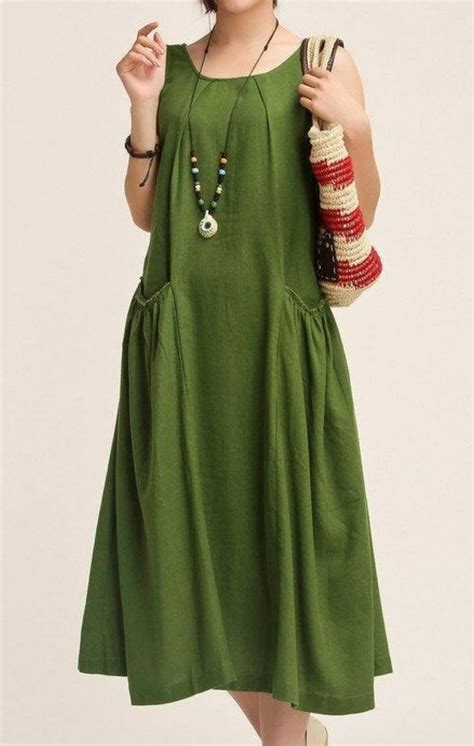 Льняная одежда – модный акцент лета 2020 | Casual dresses plus size ...