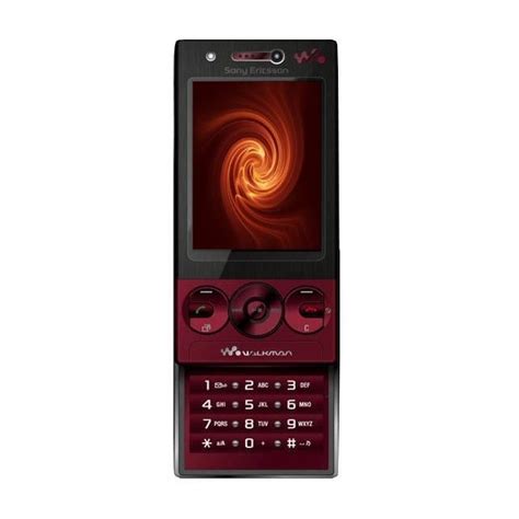 SONY ERICSSON W705 Red Cdiscount Téléphonie