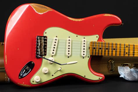 Fender Custom Shop 1959 Stratocaster Relic Aa Flamed Neck Mn Fiesta