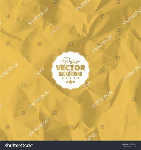 Texture Crumpled Paper Vector Illustration Stock Vector Royalty Free