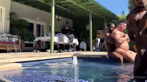 Group Sex On The Pool