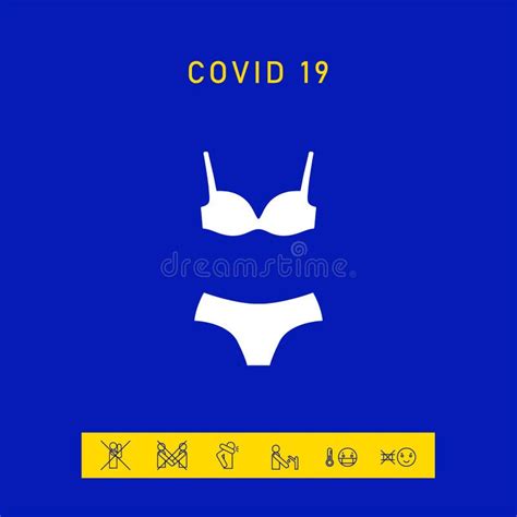 Conjunto De Lencer A O Traje De Ba O Twopiece Bikini La Silueta Elemento De Men En El Dise O