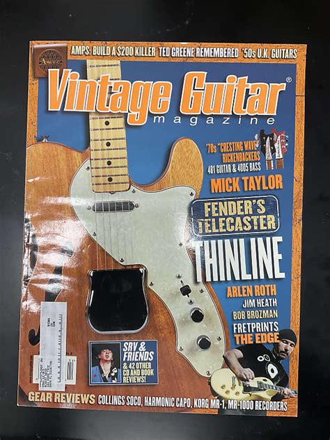 Vintage Guitar Magazine Fender’s Telecaster The Edge Reverb Uk