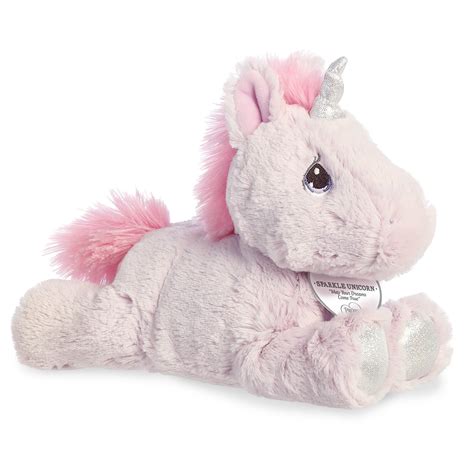 Aurora Sparkle Unicorn Lilac Plush 85 Inch Small Pink Precious