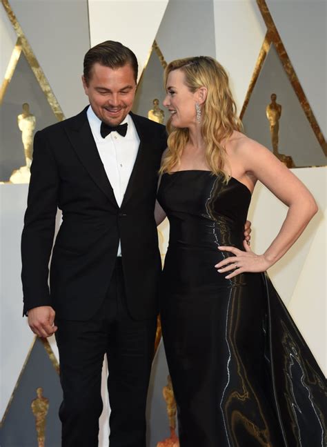 Leonardo DiCaprio and Kate Winslet at the Oscars 2016 | POPSUGAR Celebrity