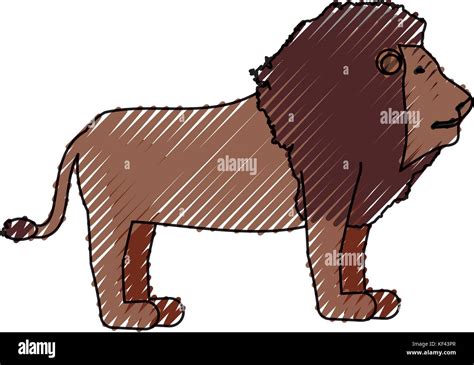 Lion Vector Illustration Stock Vector Image And Art Alamy