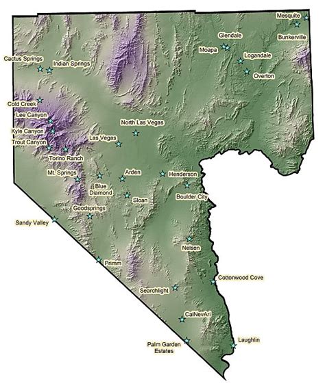 Title Page / County Map - Clark County Fire Plan - Nevada Community ...