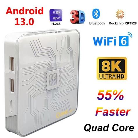 JUTBONG Q96 HD 1 Media Player H 265 Set Top Box 8K UHD Quad Core