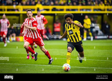 Dortmund Deutschland 8 April 2023 Karim Adeyemi BVB Paul Jaeckel