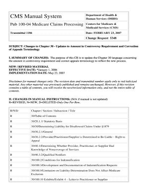 Fillable Online A Cms Cms Manual System Department Of Health