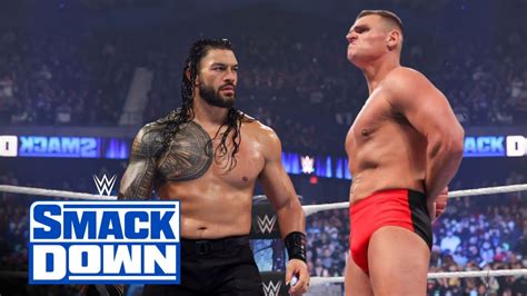 Full Match Roman Reigns Vs Gunther Smackdown 2022 Youtube