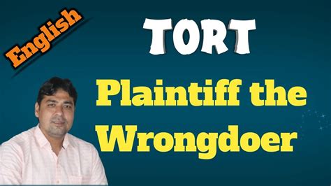 Plaintiff The Wrongdoer In English Defences For Torts Law Of Torts