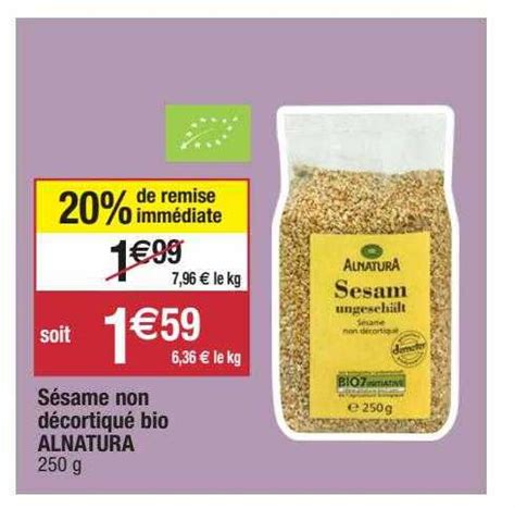 Promo S Same Non D Cortiqu Bio Alnatura Chez Migros France Icatalogue Fr