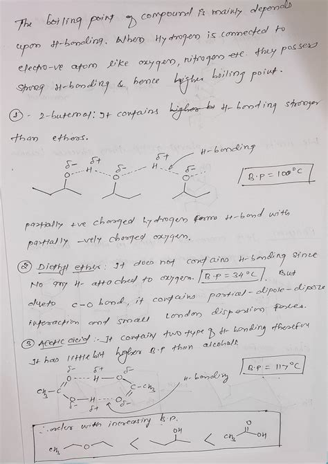 [solved] Rank The Following Compounds In Order Of Increasing Boiling Course Hero