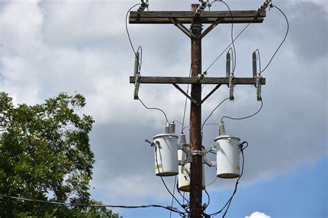 Electric Transformer Pole Mounted Free Photo On Pixabay