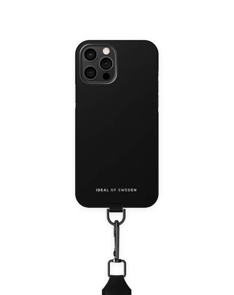 Atelier Necklace Case IPhone 12 Pro Max Intense Black IDEAL OF SWEDEN