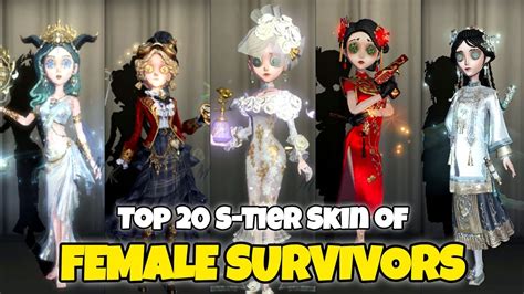 Top 20 S-Tier Skins of Identity V Female Survivors - YouTube